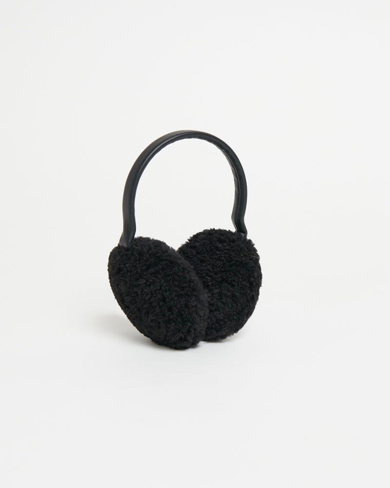 Esme Bouclette Earmuffs Black