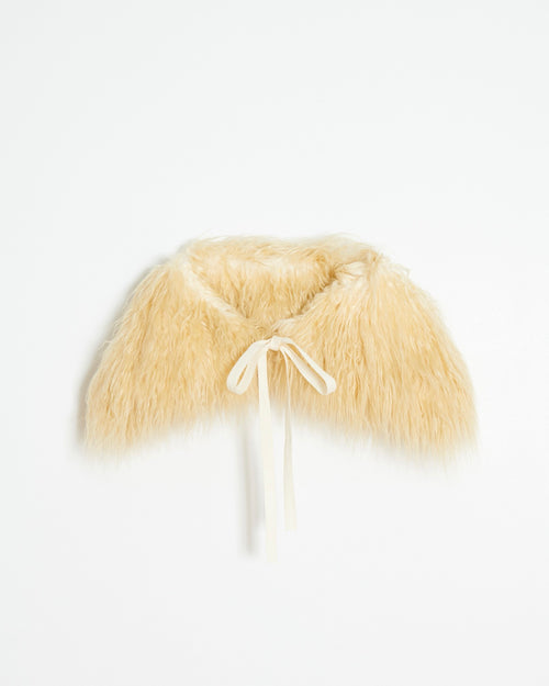 Eliza Panna Cotta Collar Coat