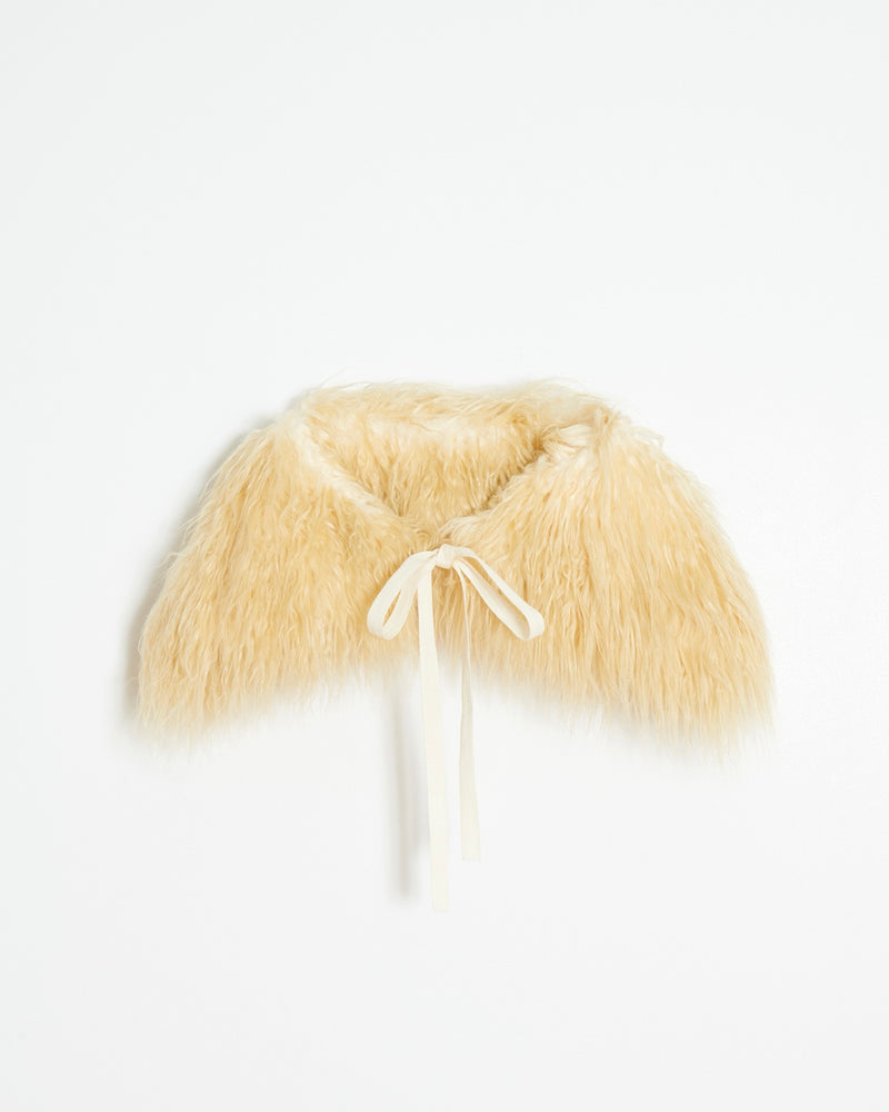 Eliza Panna Cotta Collar Coat