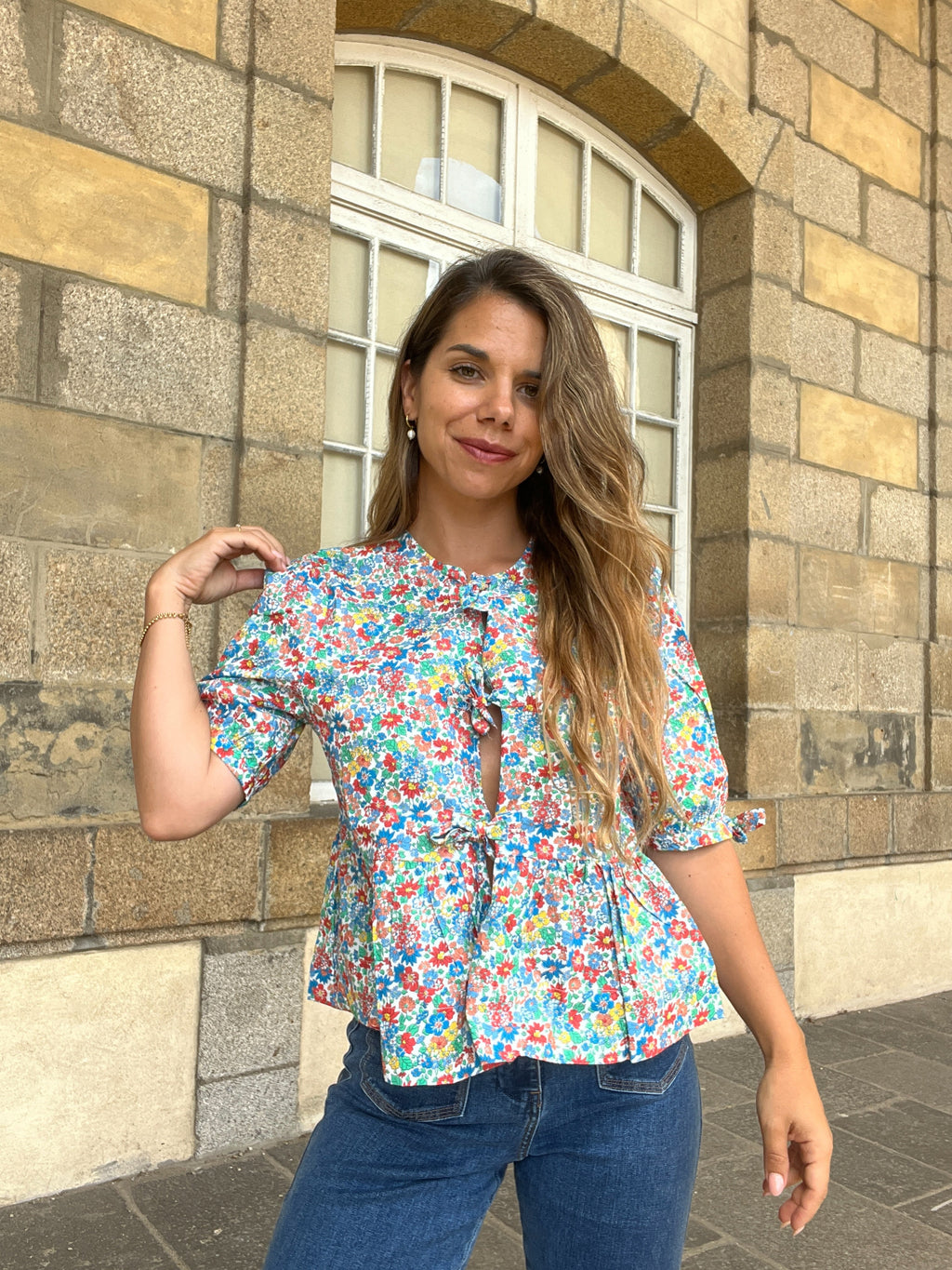 Faustine Bow Blouse