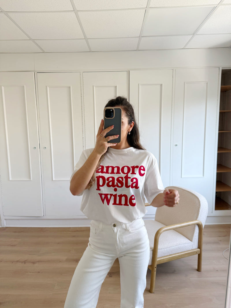 Amor, Pasta, Wine T-Shirt