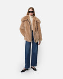 Short Aura Toffee Coat