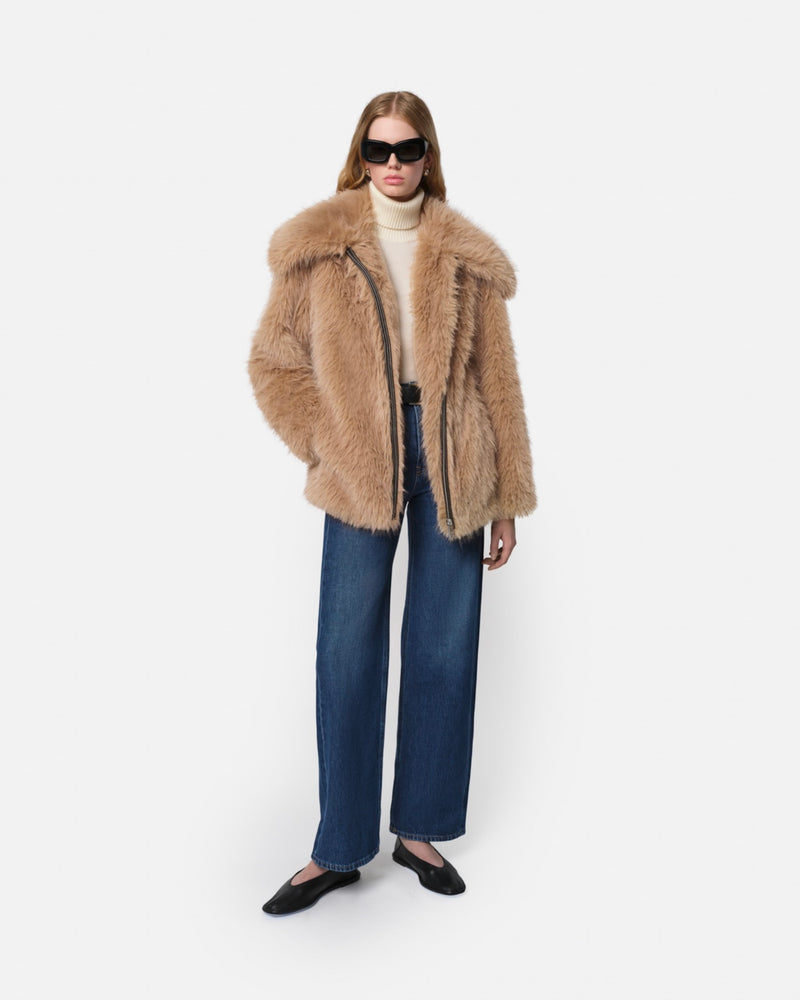 Short Aura Toffee Coat