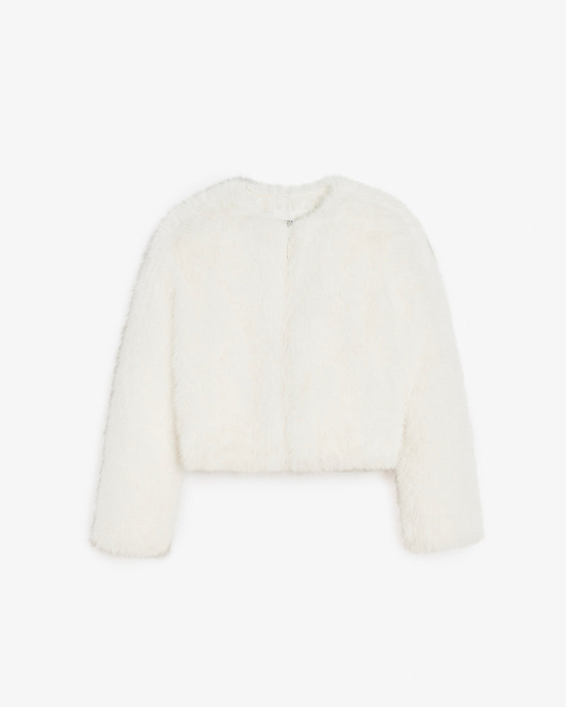Uma Short Coat White