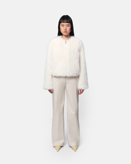 Uma Short Coat White