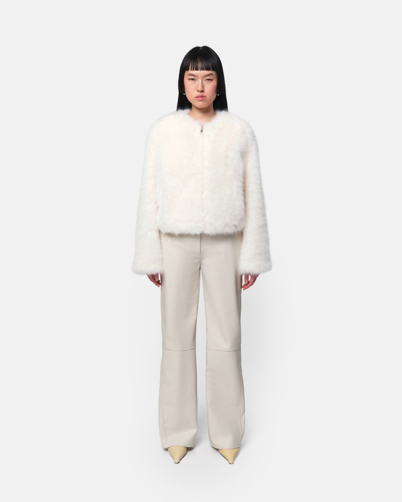 Uma Short Coat White