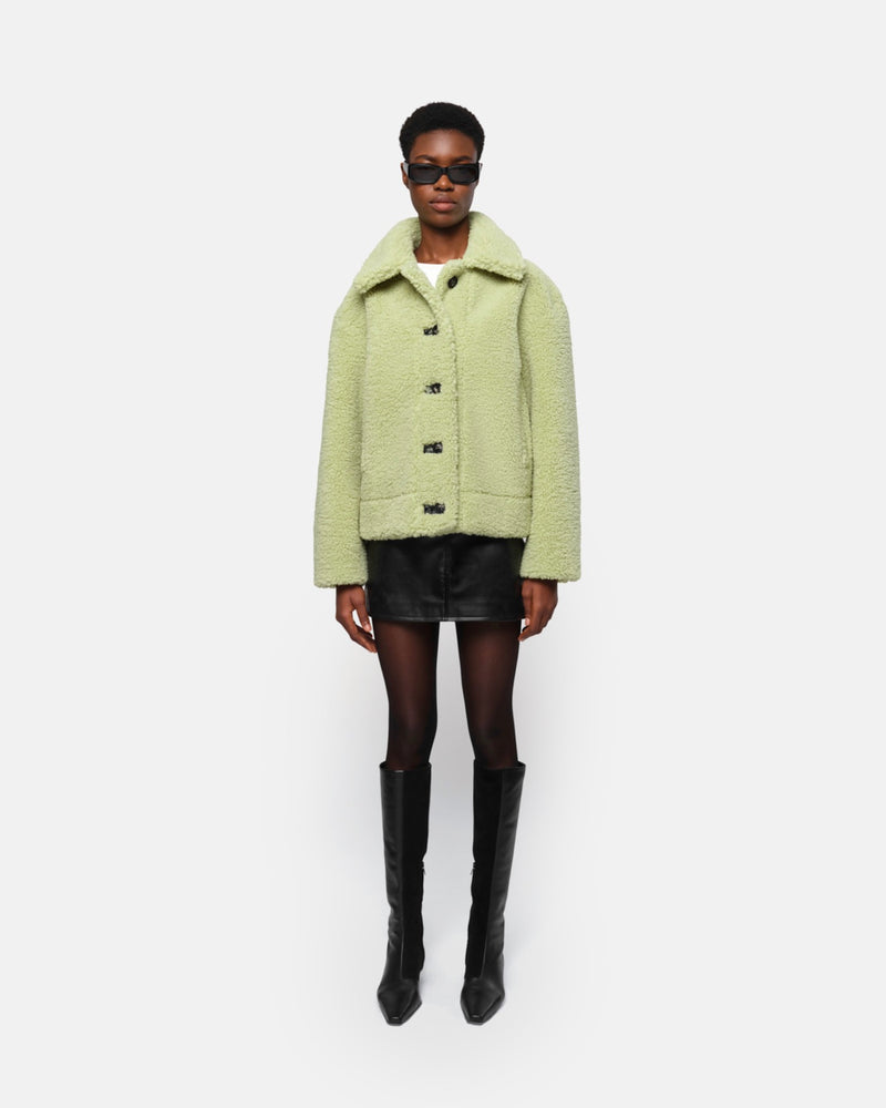 Short Reversible Charlie Coat Pistachio