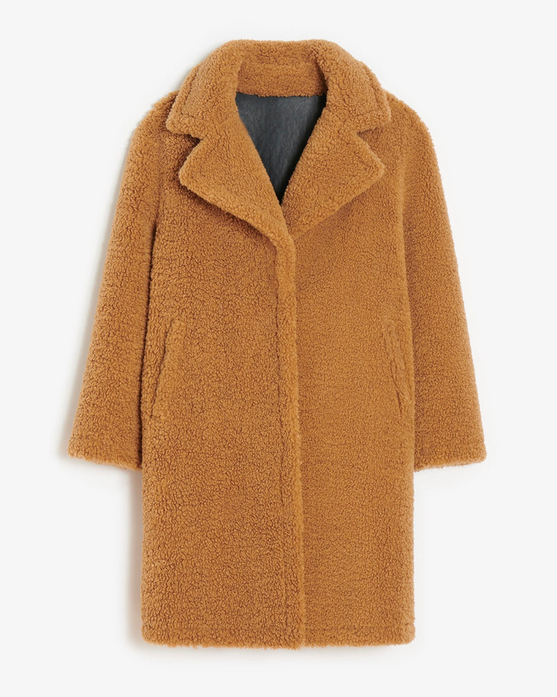 Anei Reversible Coat Hazelnut