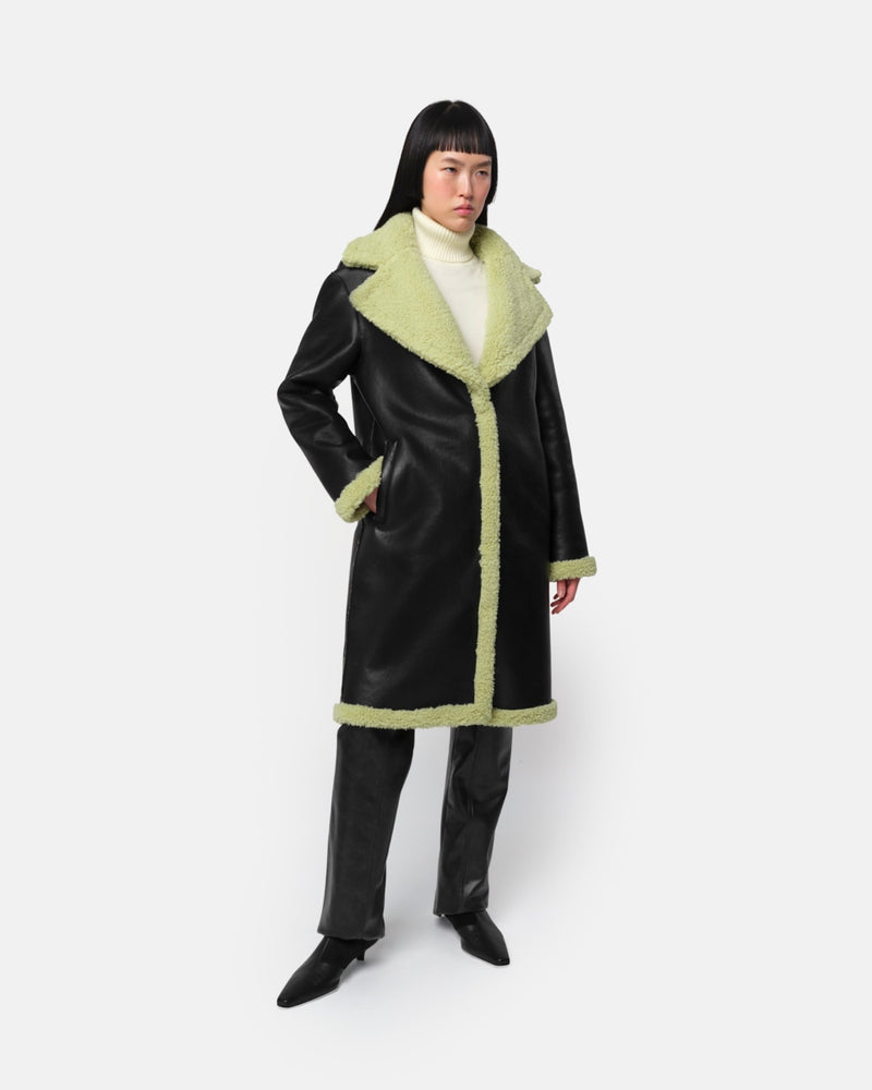 Anei Pistachio Reversible Coat