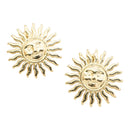 Boucles D'Oreilles Soleil - Les Boucles - Doré Ou Argent