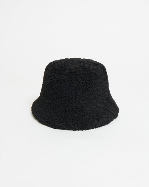 Bob Amara Bouclette Bucket Hat Black