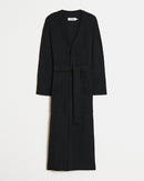 Alessi Black Belted Long Cardigan
