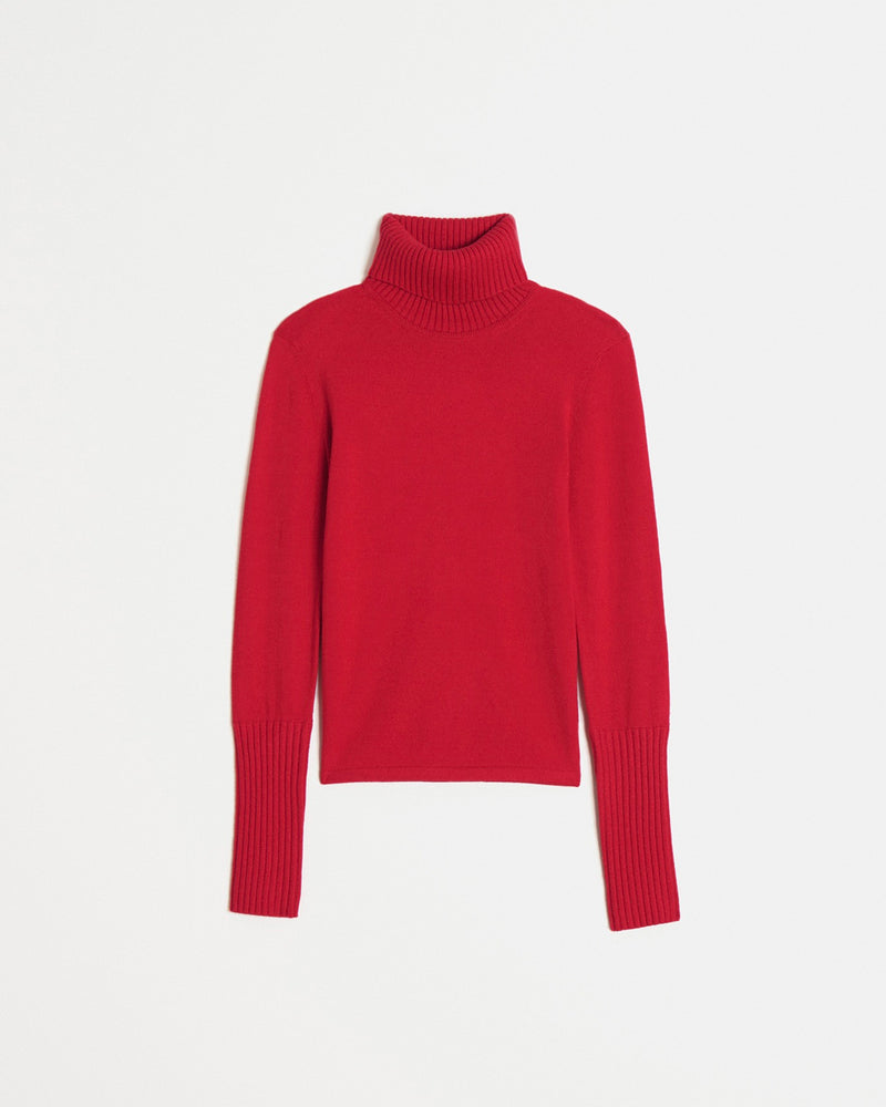 Red Irene Turtleneck