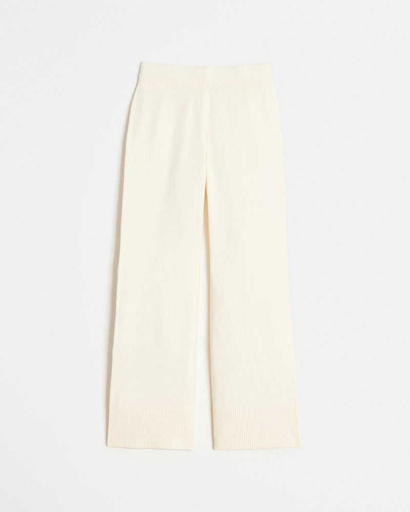 Allegra Cream Wide Leg Trousers