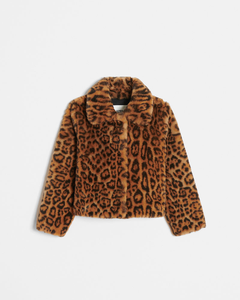 Children's Leopard Coat Elis