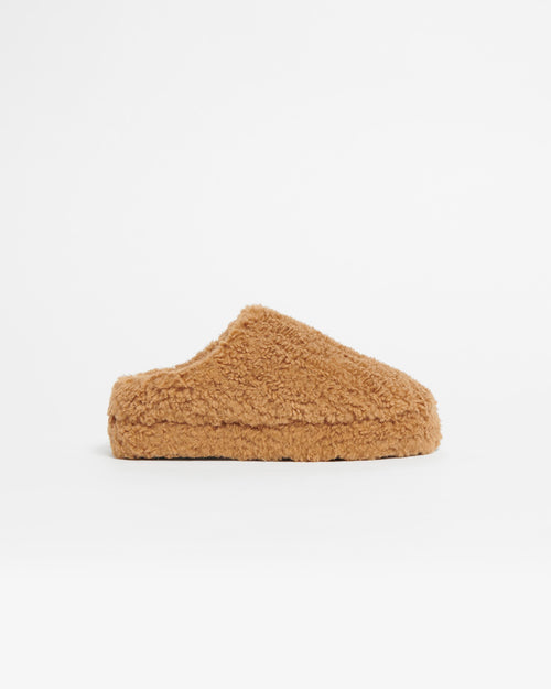 Misha Bouclette Slipper Hazelnut