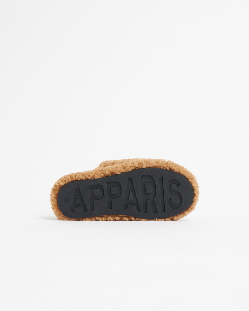 Dillon Bouclette Slide Hazelnut Slipper