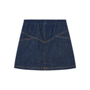 Jupe Courte Denim Organique - Denim Brut - Fille