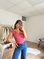 Top floral Lina
