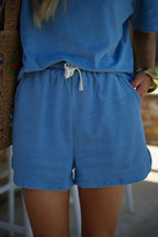 Short Éponge Soni - Bleu