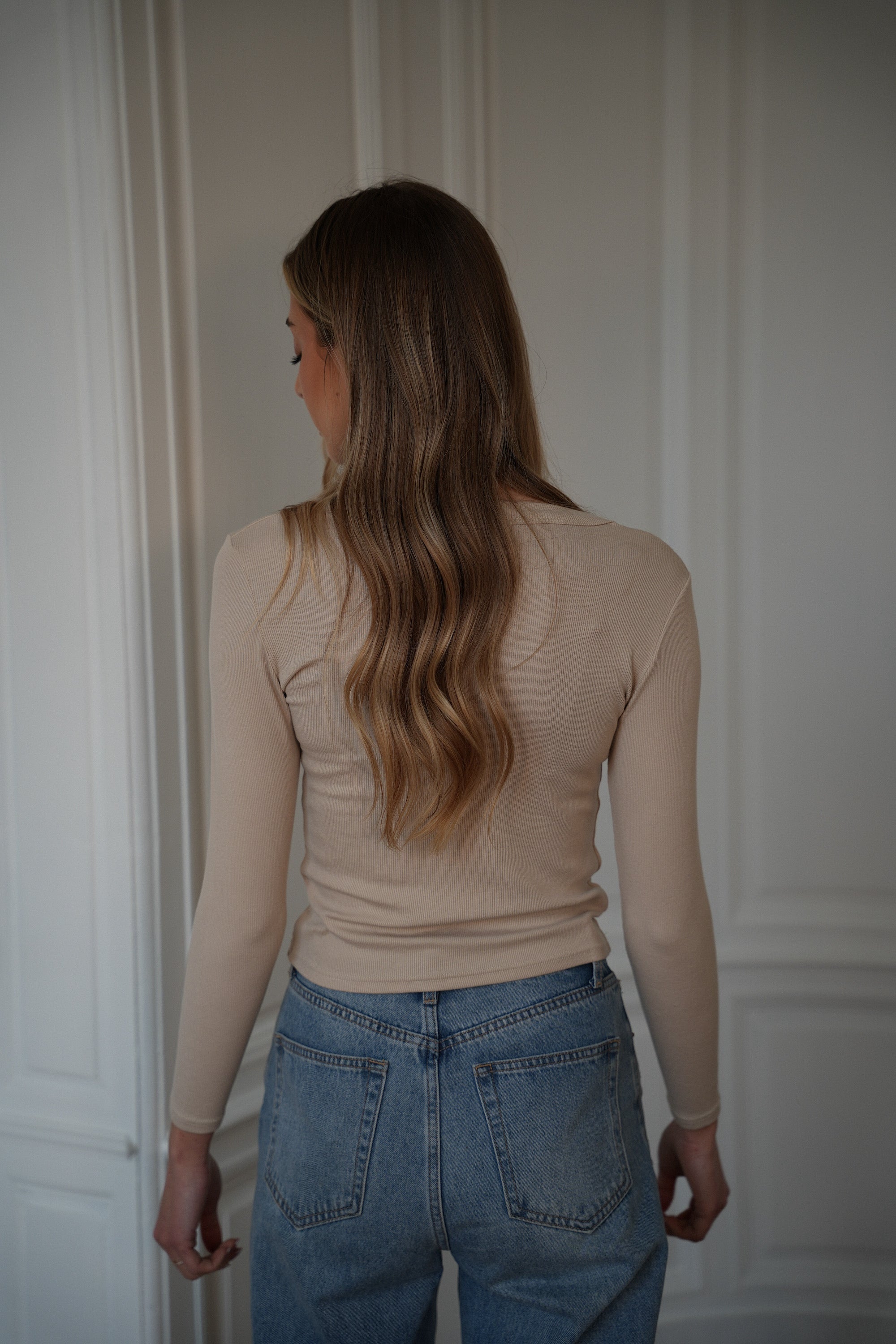Pull Fin Polly - Beige