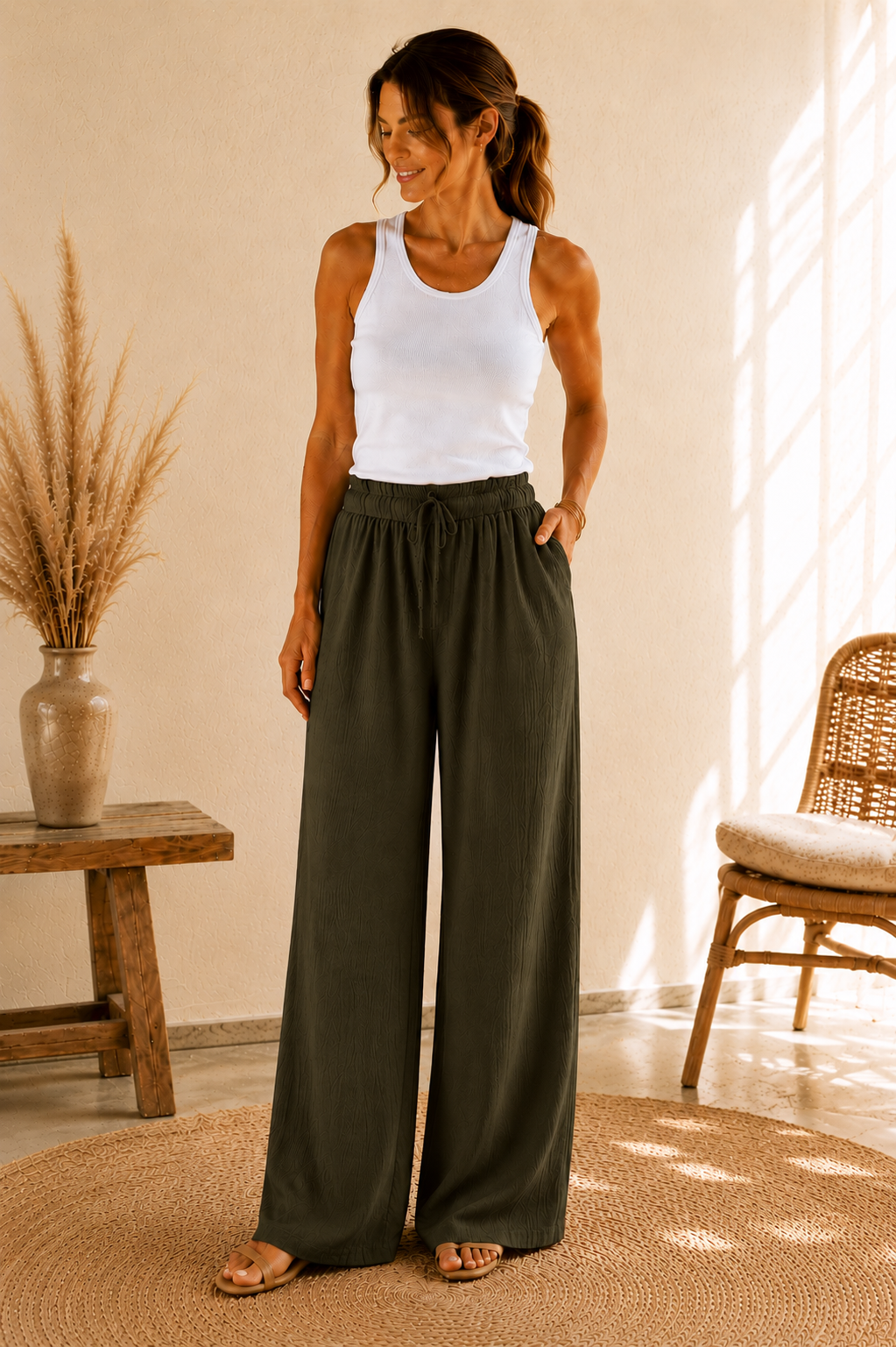 Eden Pants - Khaki
