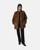 Jane Leopard Coat-Cardigan
