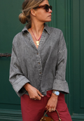 Léonore Denim Gray Shirt