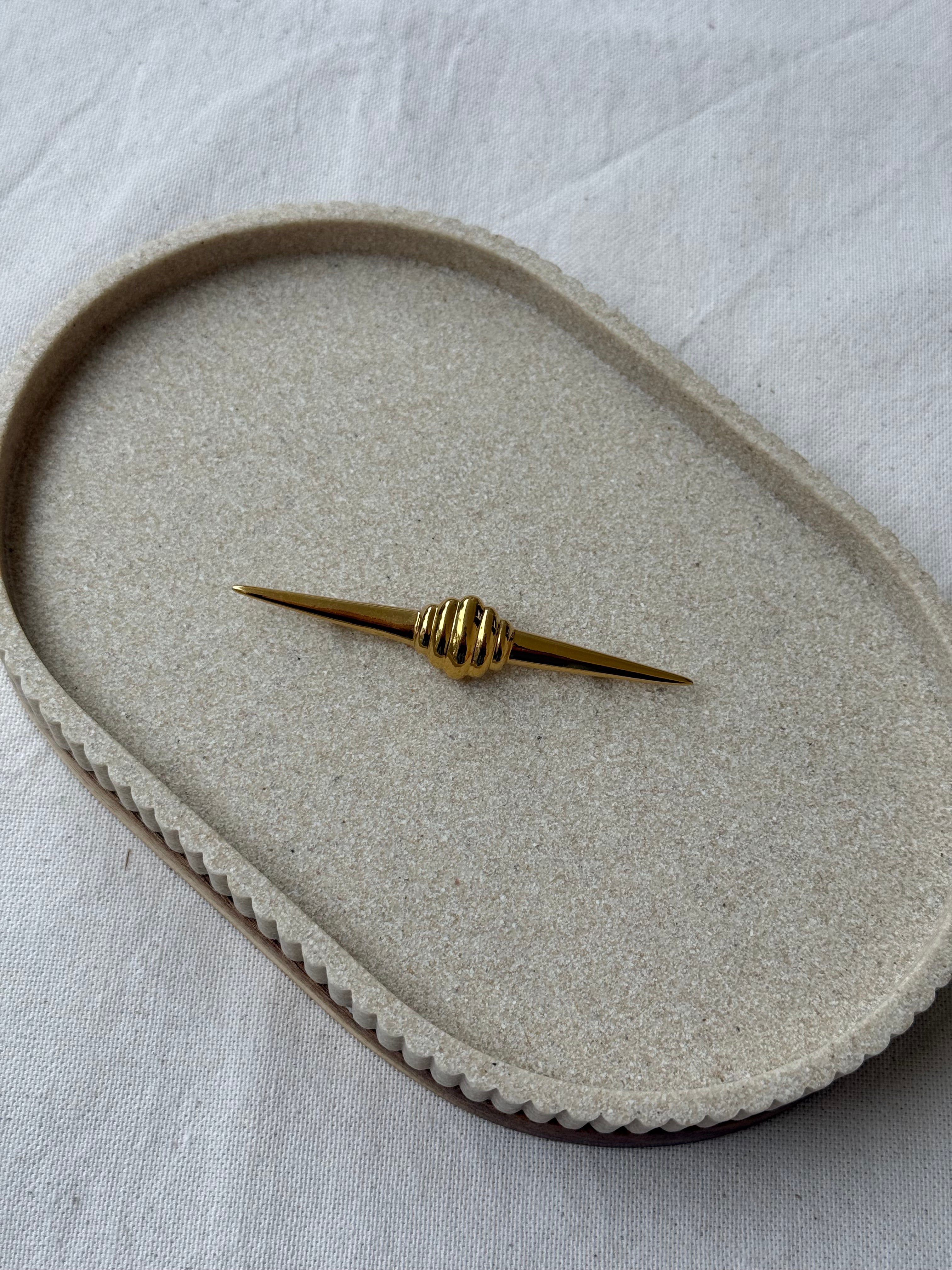 Broche Vintage - Barrette Y Forma De Lazo