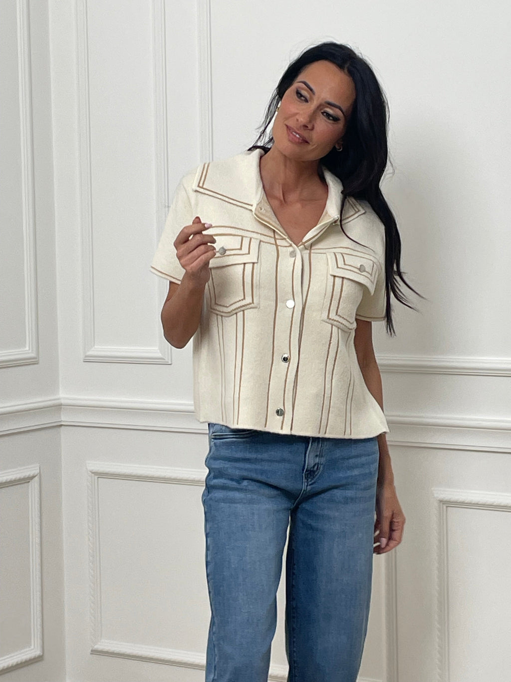 Mila cardigan - Ecru