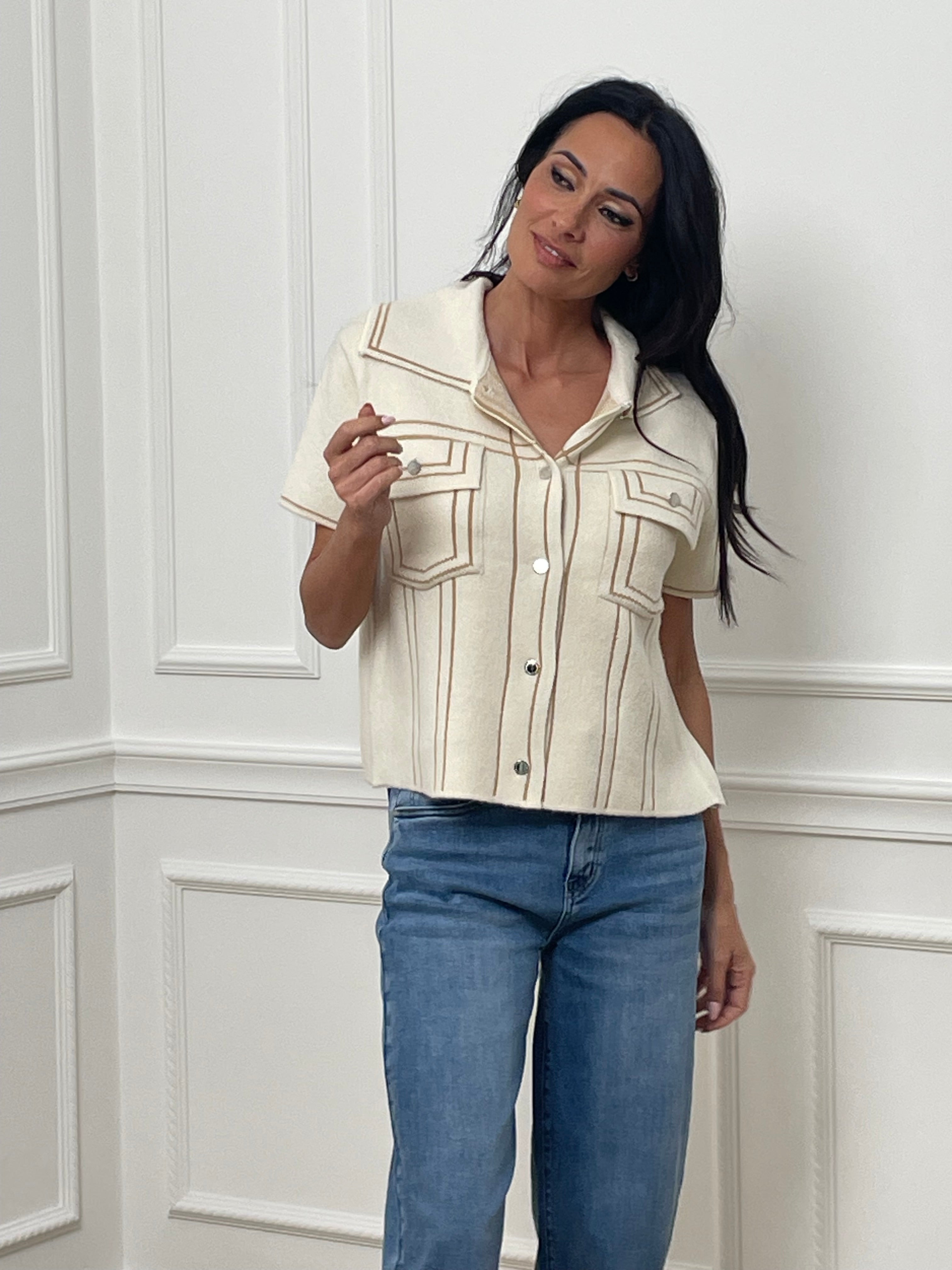Mila cardigan - Ecru