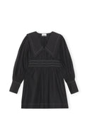 Vestido Corto Con Escote En V - Black
