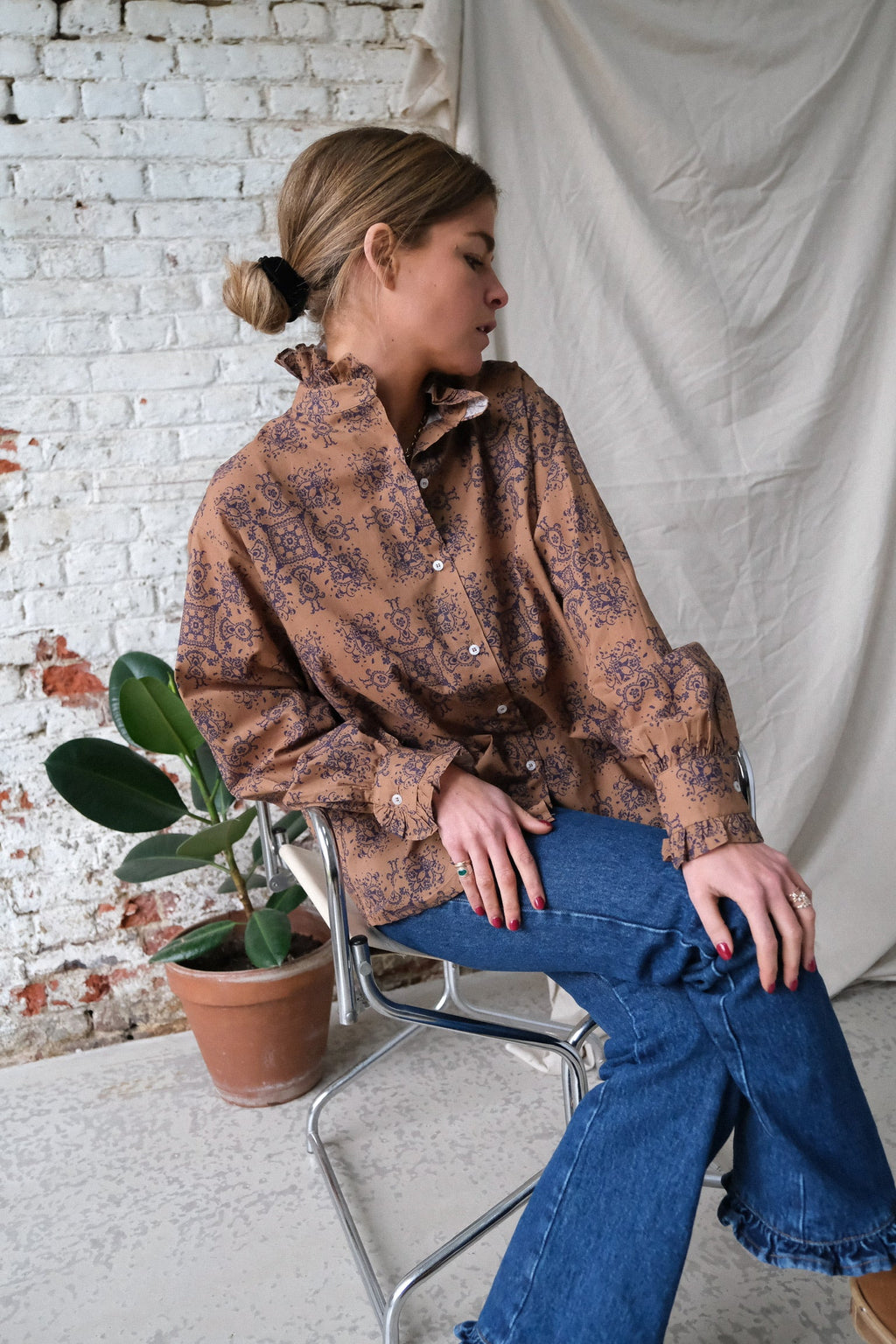 Garance Bandana Blouse