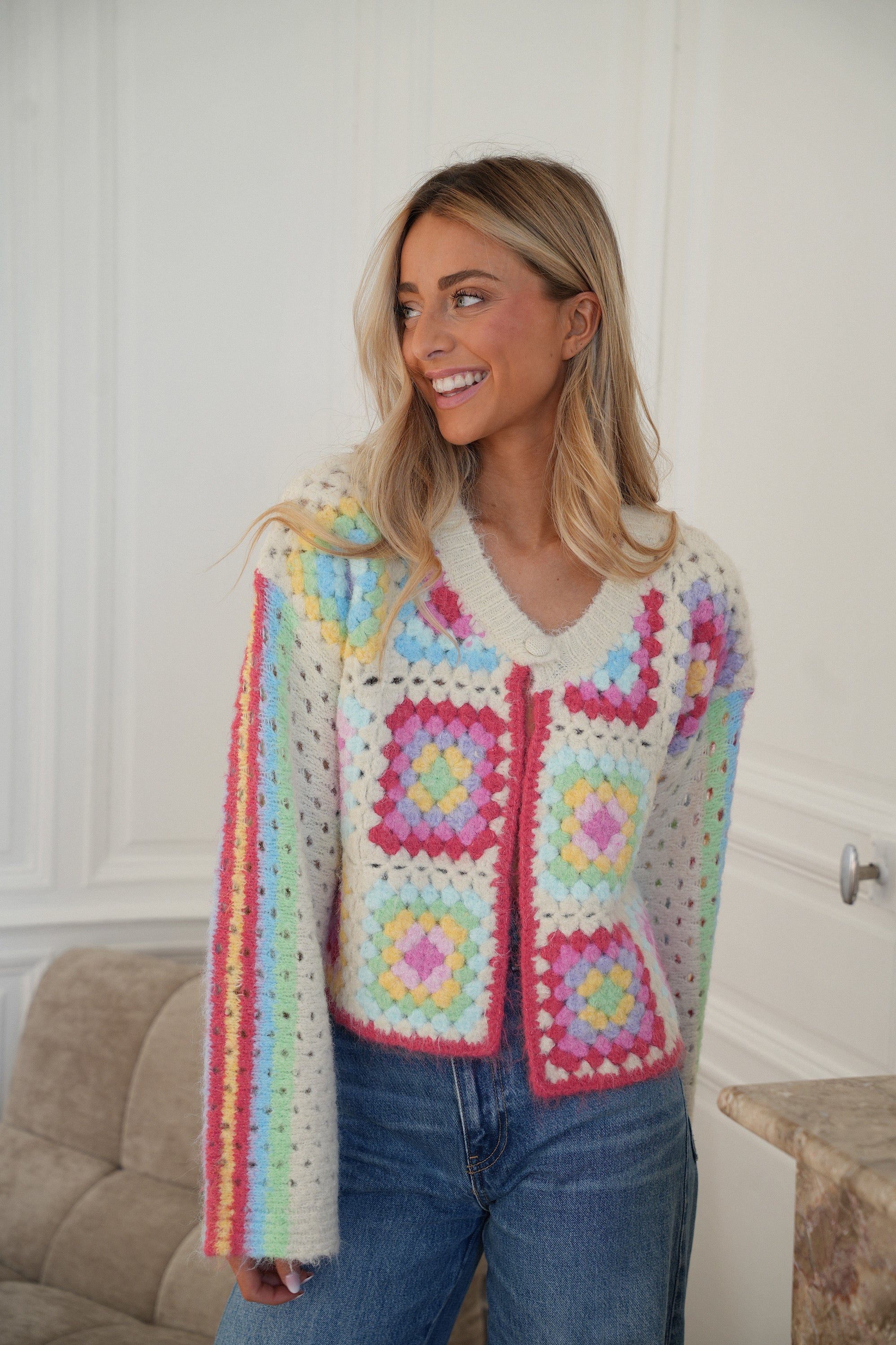 Oliane Colorful - Crochet Vest