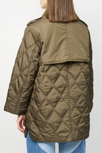 Chaqueta Media Larga Acolchada Ripstop - Kalamata