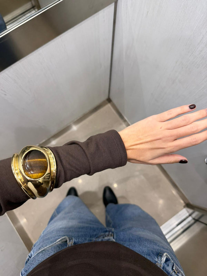 Bracelet Moon Ojo De Tigre