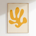 Flowers - Affiche Modern Flower 3 - Jaune