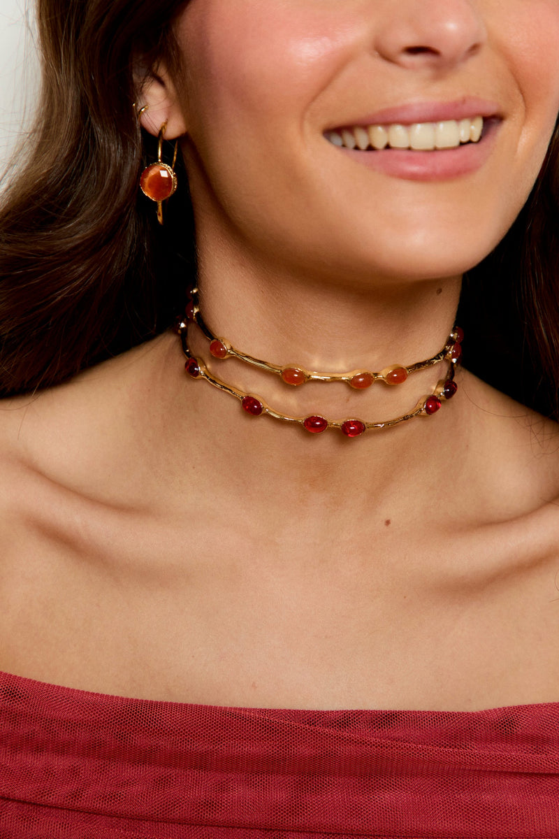 Chocker Calima naranja