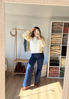 Pull Sans Manches Isaure - Écru