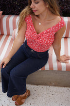 Top floral Lina