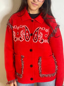 Gilet Veste Coachella Rouge