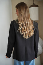 Blazer Asymétrique Manon - Noir