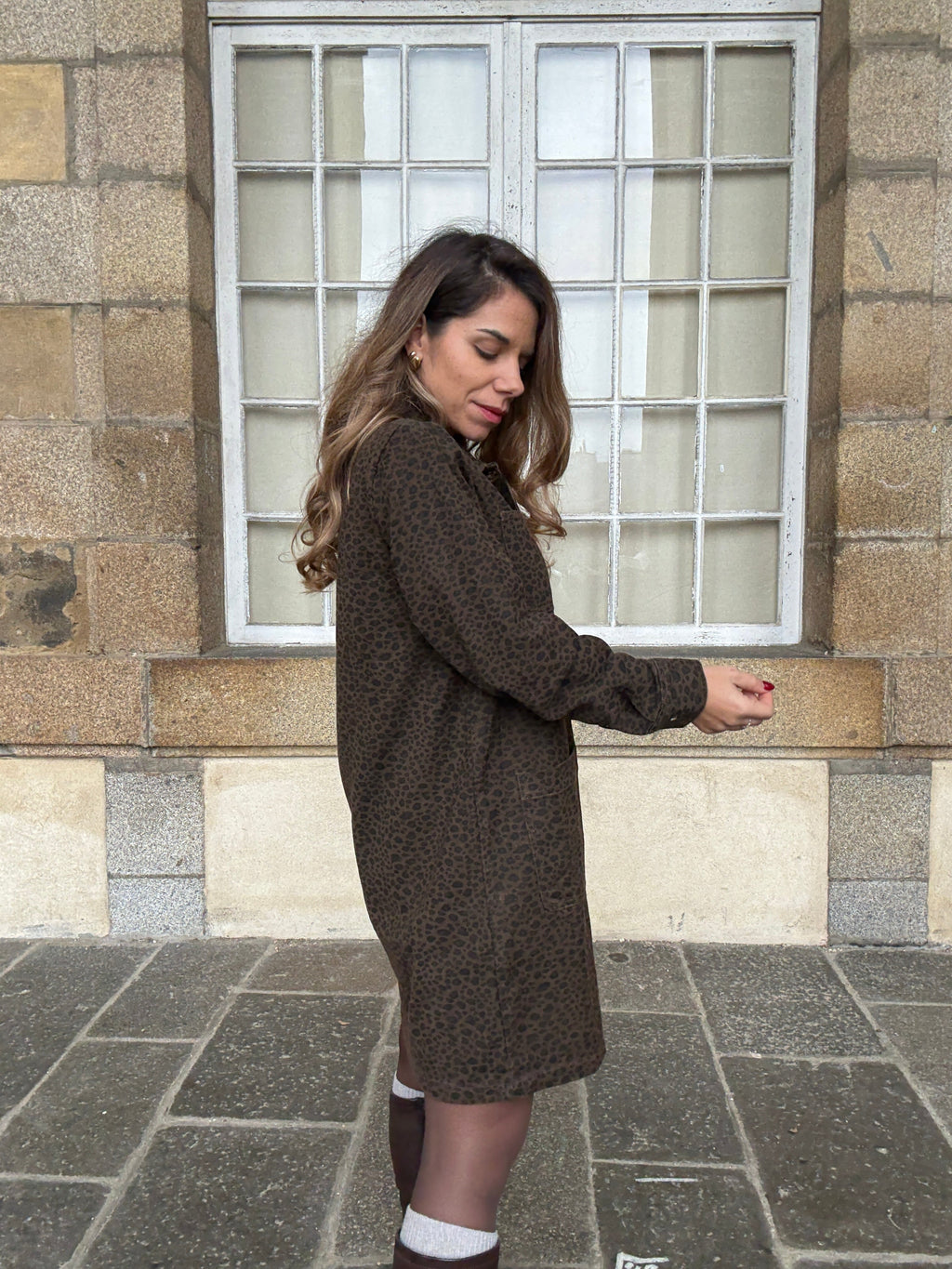 Vestido Alix leopardo