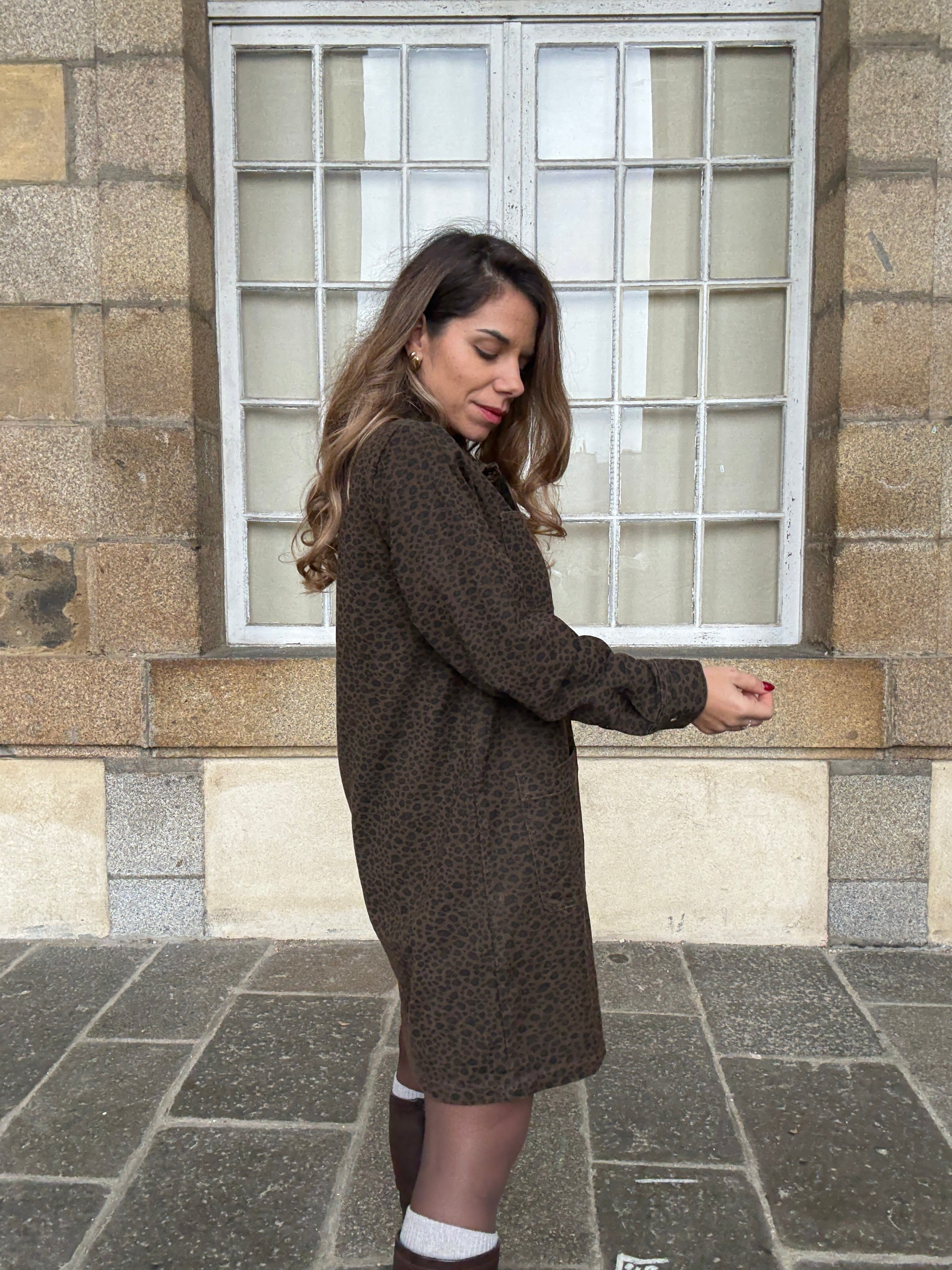 Vestido Alix leopardo
