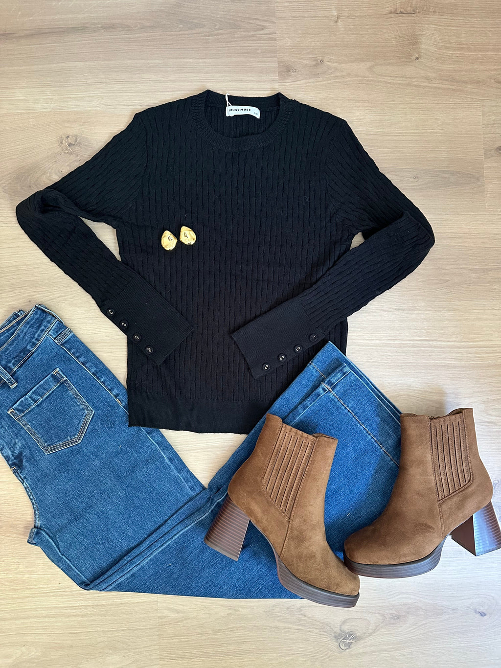Jersey fino Diane negro