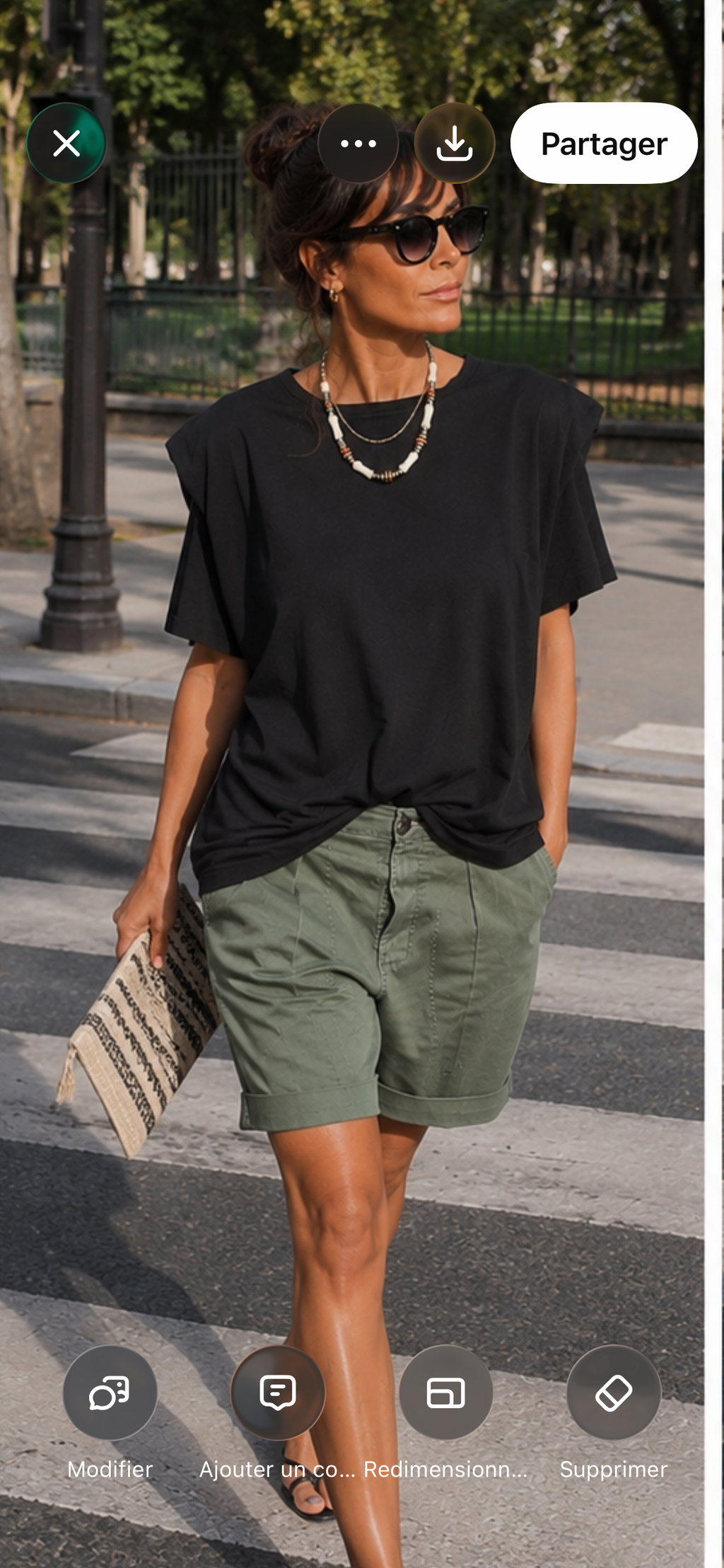 Top Tania - Noir