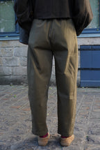 Jacob Khaki Balloon Trousers