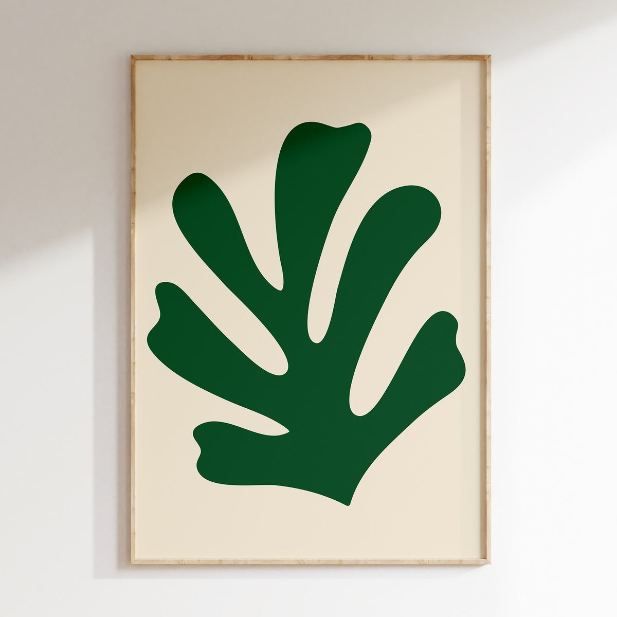 Flowers - Affiche Modern Flower 4 - Vert