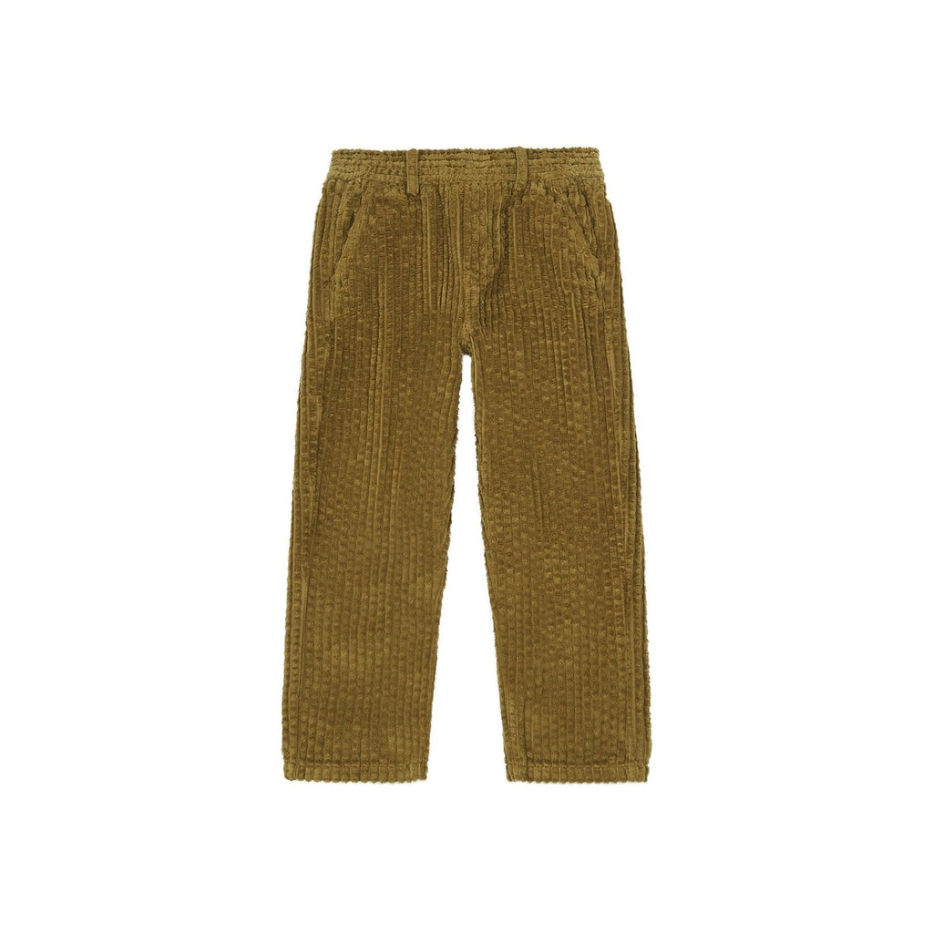 Pantalon Taille Elastiquée Velours Côtelé Bio - Marron - Garçon