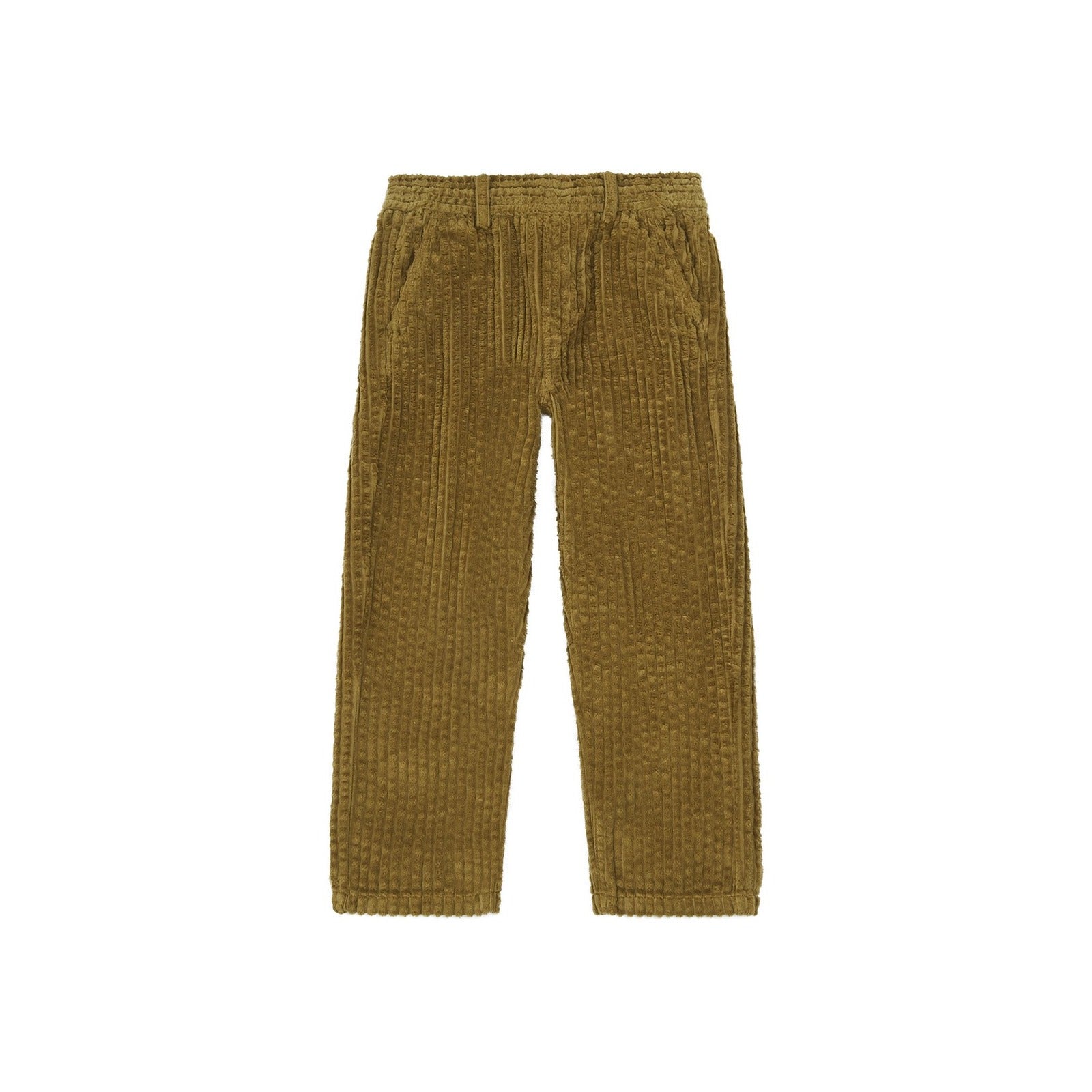 Pantalon Taille Elastiquée Velours Côtelé Bio - Marron - Garçon